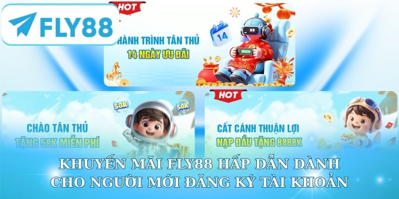Khuyến mãi Fly88 hấp dẫn dành cho người mới đăng ký tài khoản